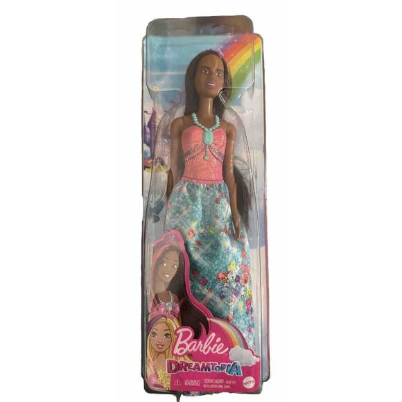 -DOLL TOY Barbie Dreamtopia African American Brown Doll - Picture 1 of 3